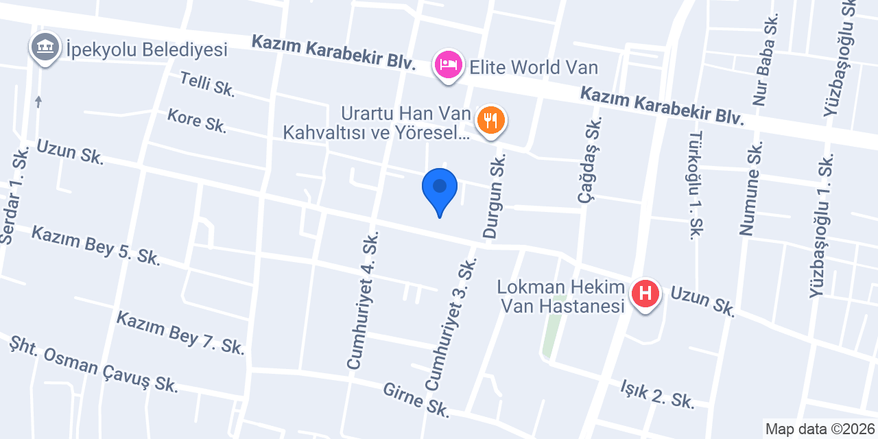 Vanessa Davet Evi konumu
