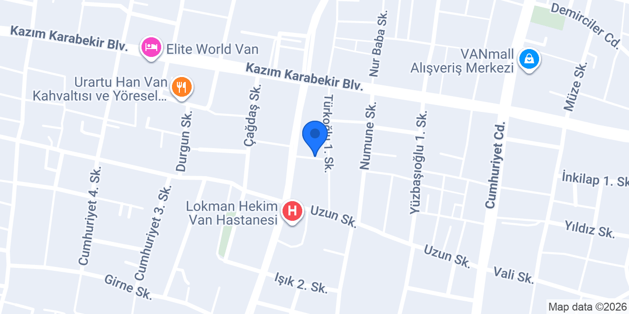 Safir Döner konumu