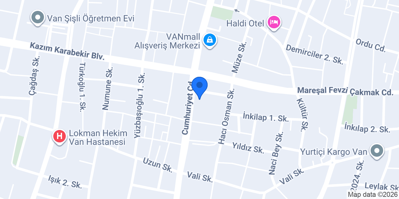 Türkmenoğlu Alışveriş Merkezi konumu