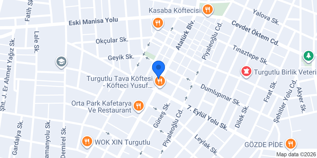 Anadolubank Turgutlu Şubesi konumu