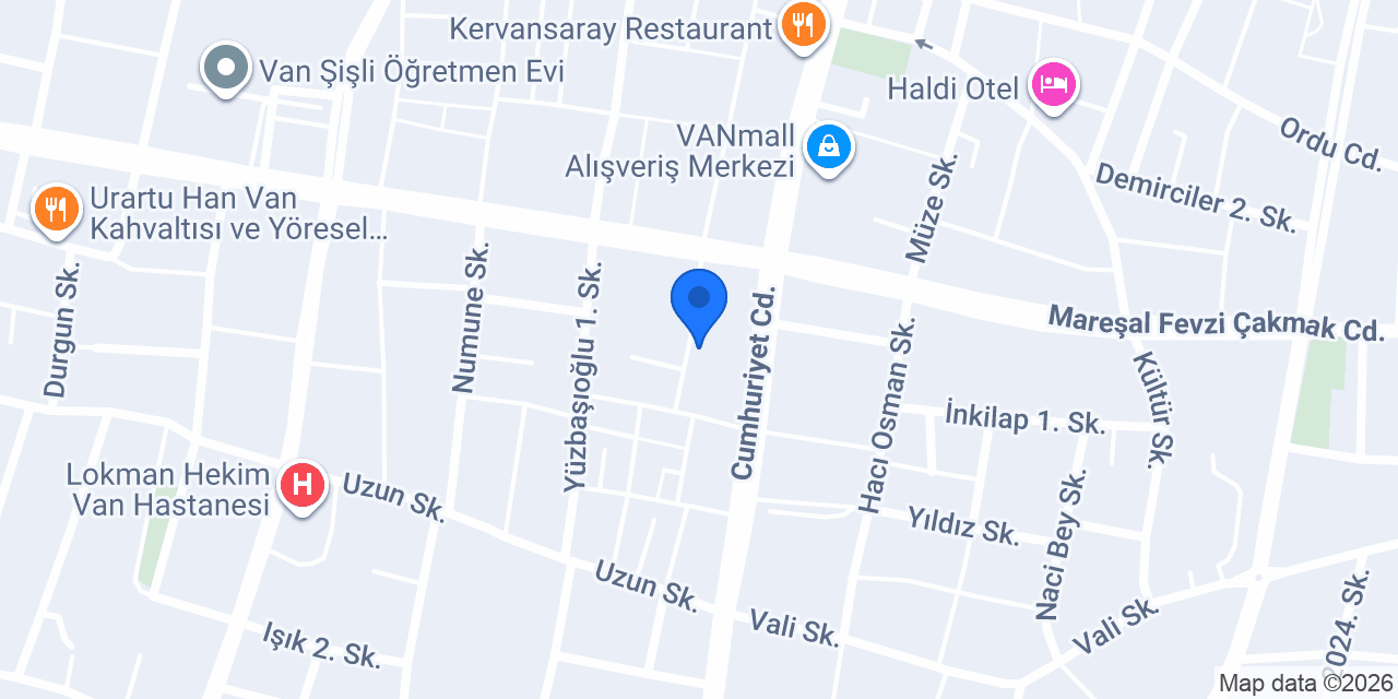Diş Hekimi Veysel POLAT konumu