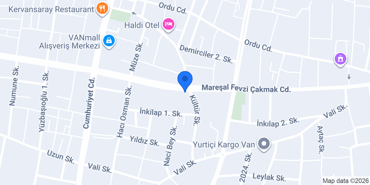 NİSA EMLAK VAN konumu