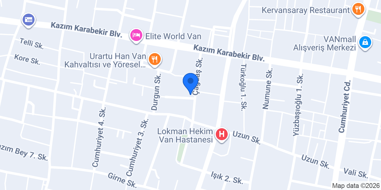 Koza çiğköfte konumu