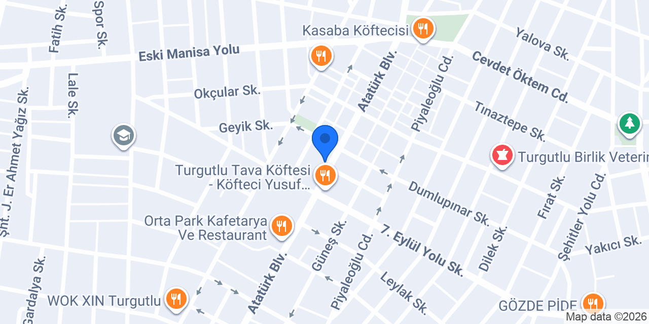 VakıfBank Turgutlu Şubesi konumu