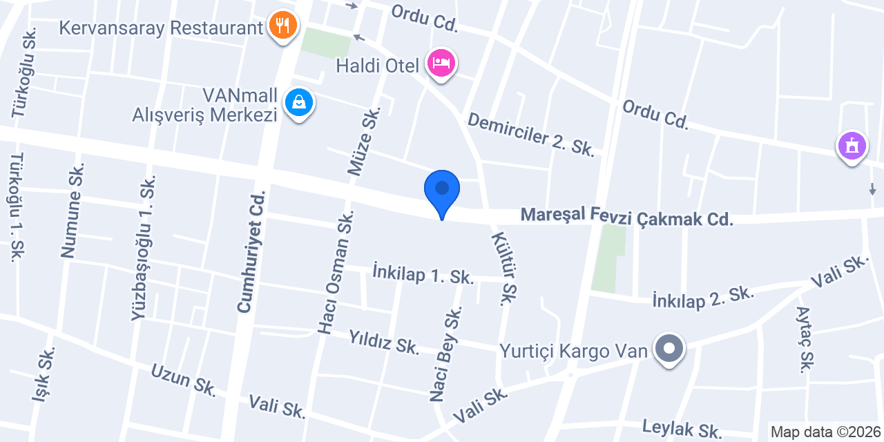 Van Grand Pizza konumu