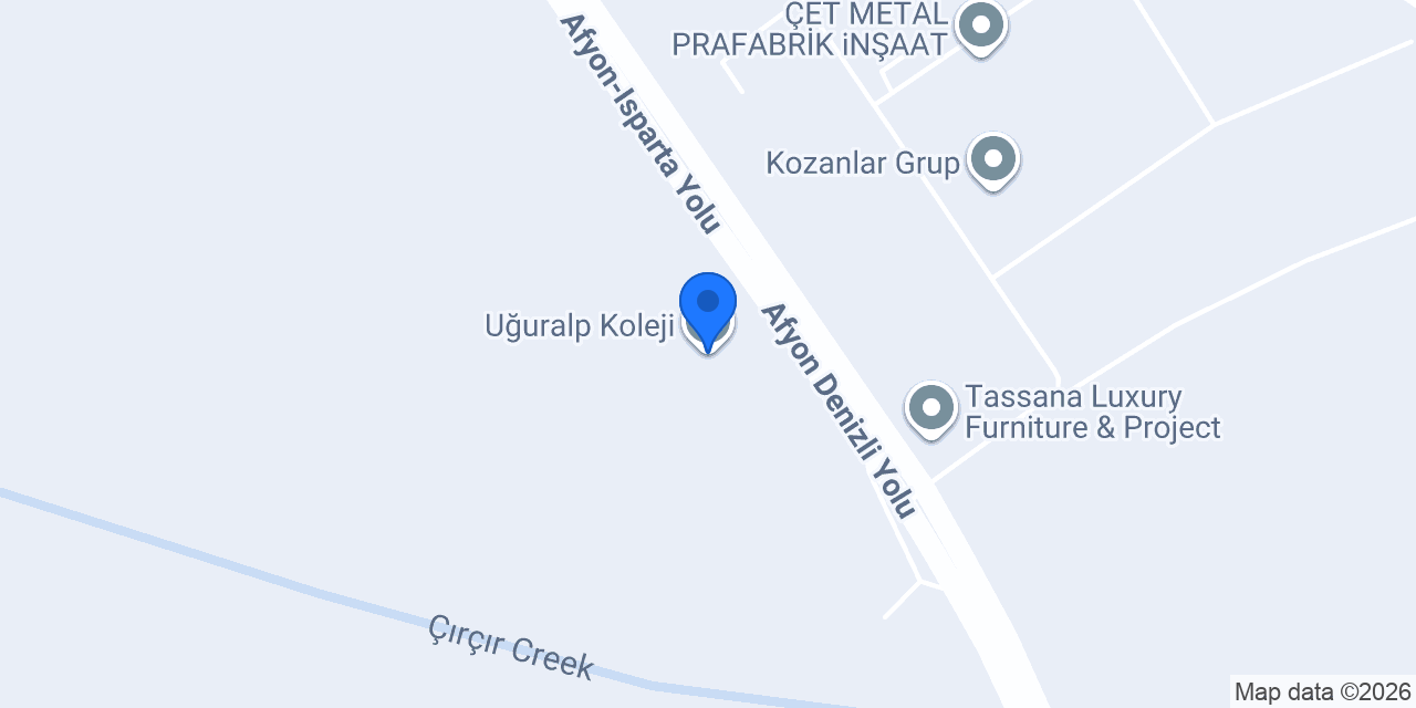 Uğuralp Koleji konumu