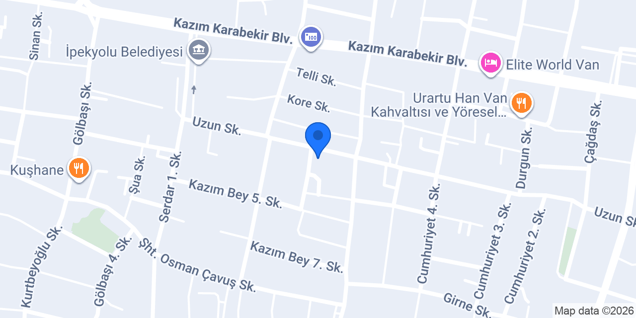 YERKÜRE MÜHENDİSLİK konumu
