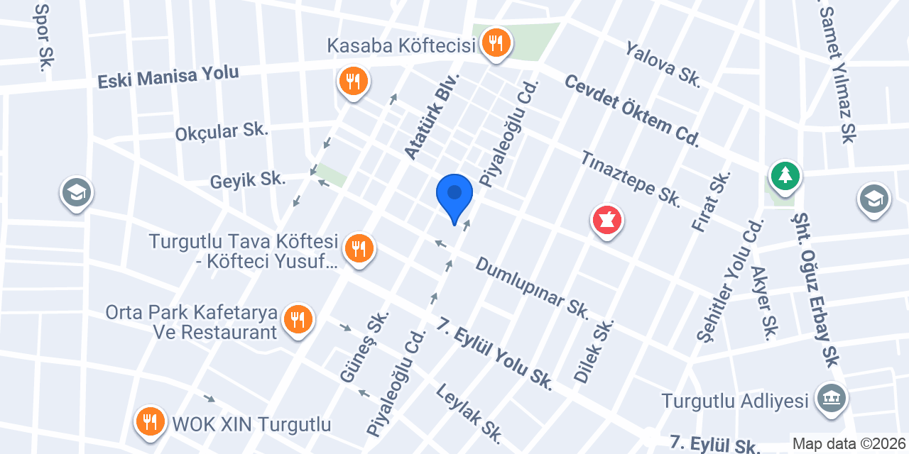 YAVUZ BOYA VE YAPI MARKET konumu