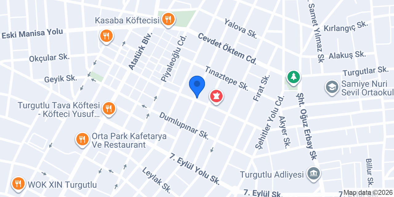 turgutlu tekin veteriner kliniği konumu