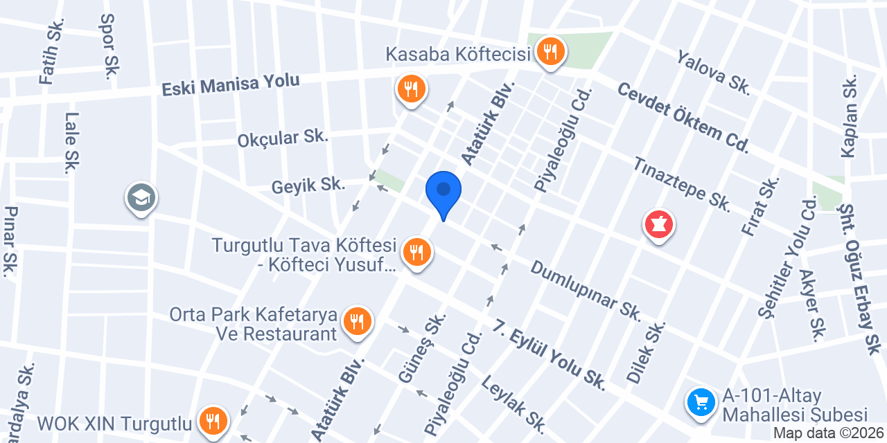Öncü Turgutlu konumu