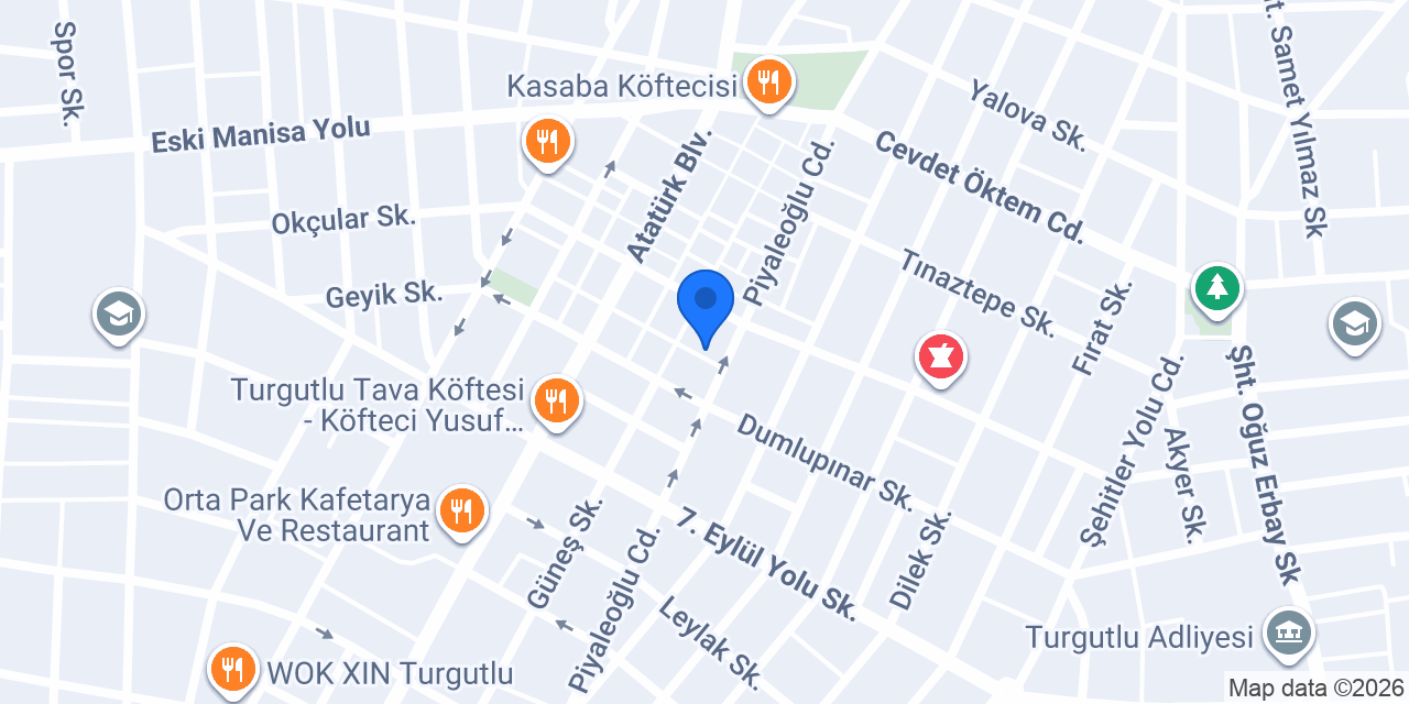Turgutlu Kent Taksi konumu