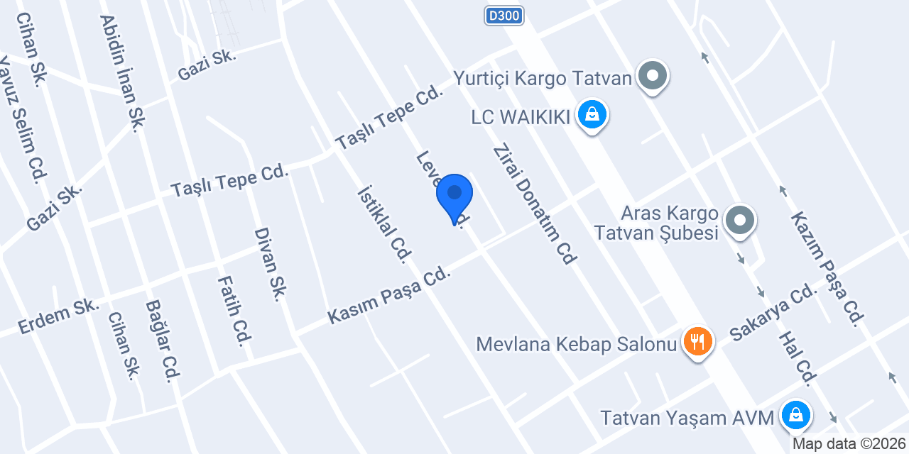 Aryen Bayan Kuaför Salonu konumu