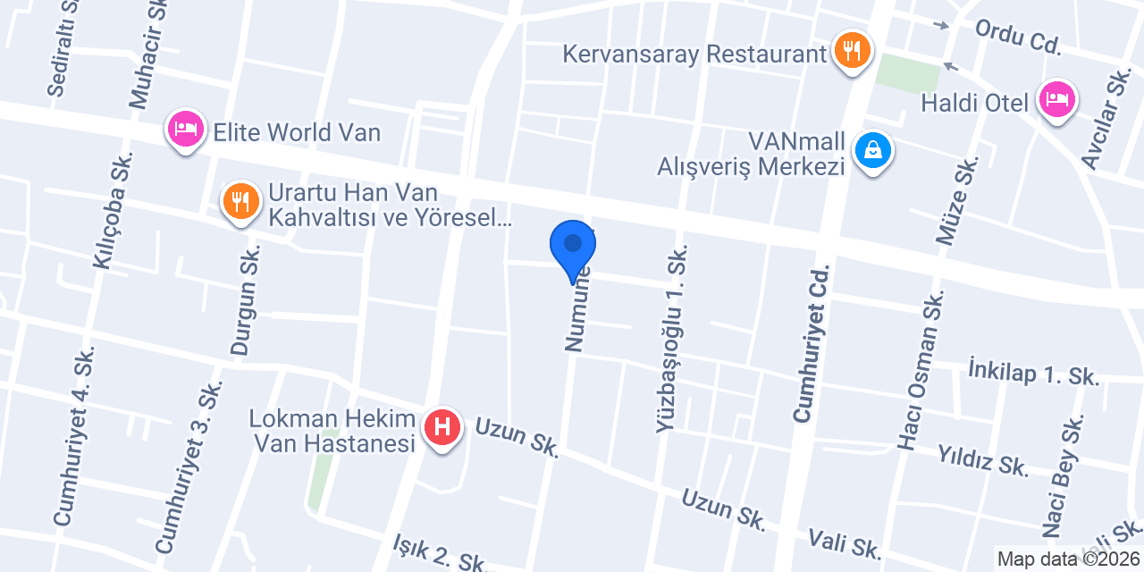 MOTOTEK VAN konumu