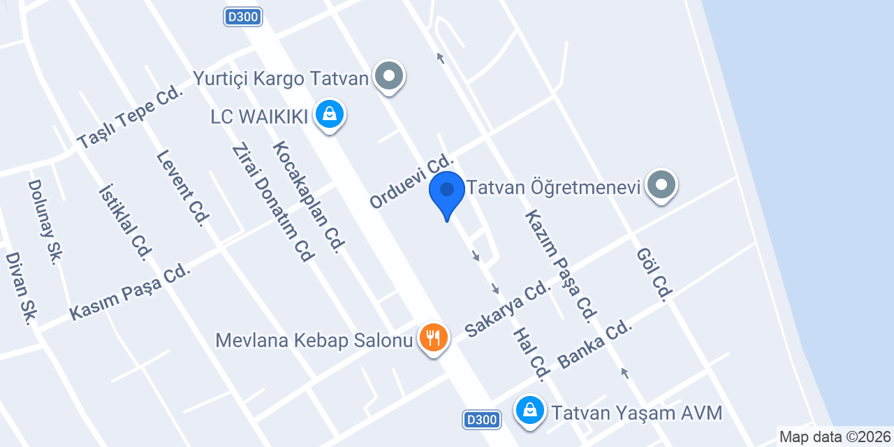 TATVAN OLCAY RENT A CAR konumu