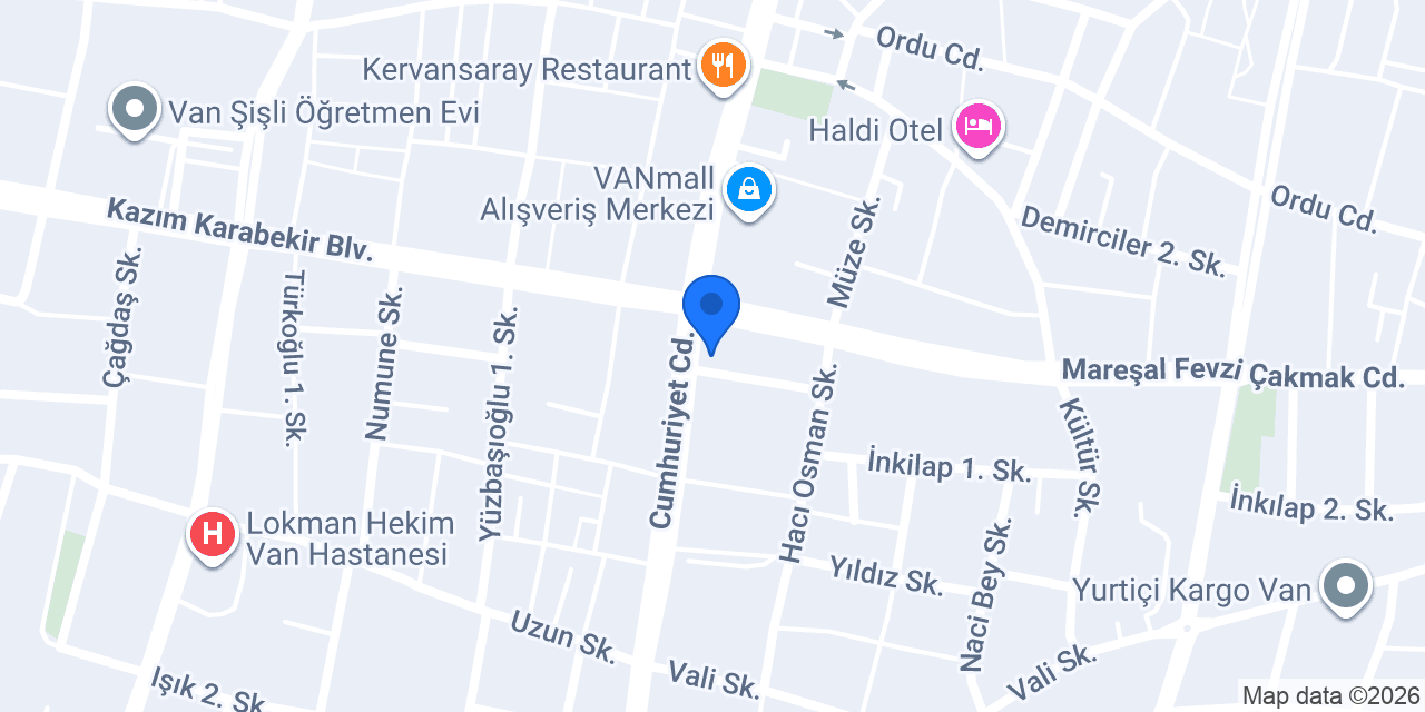 Büyük Asur Hotel konumu
