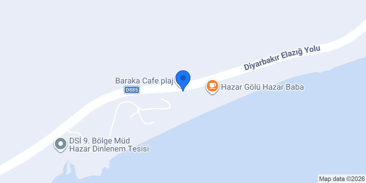 Hazar Gölü Tekne Turu konumu