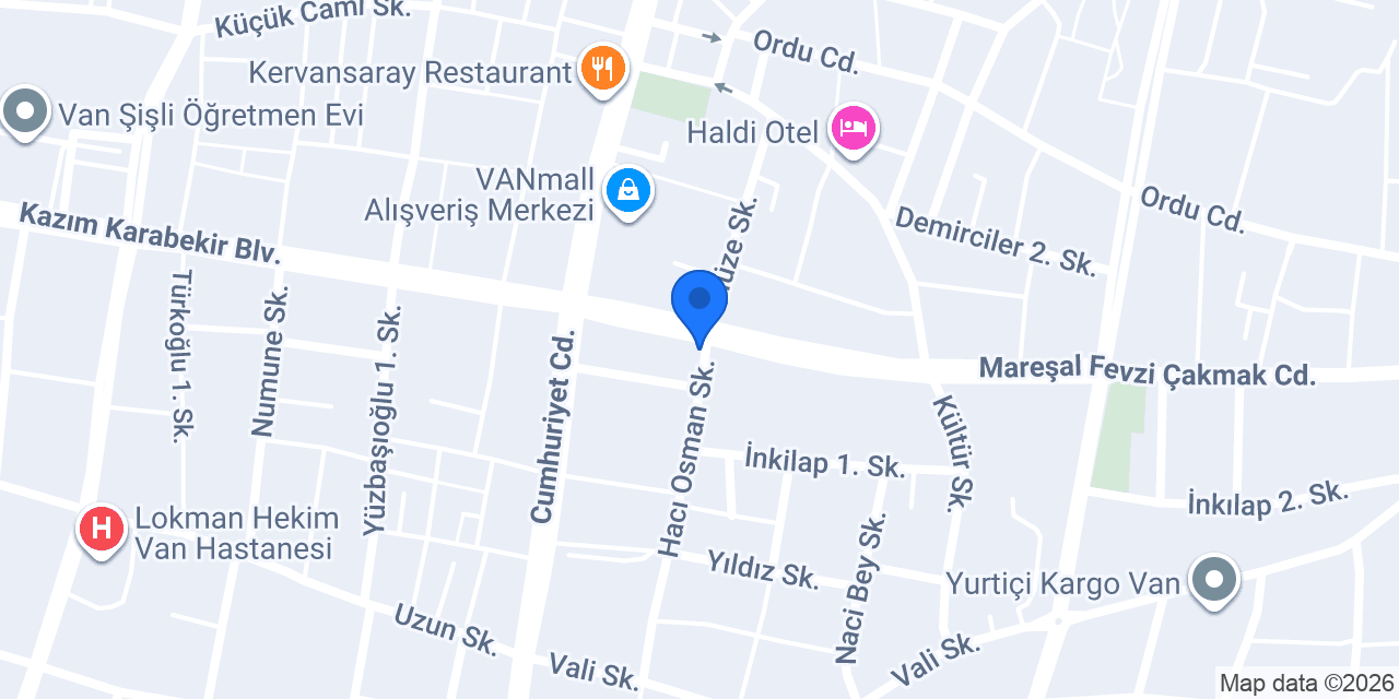 Saim Aşma Sigorta - Allianz Yetkili Acentesi - Van konumu