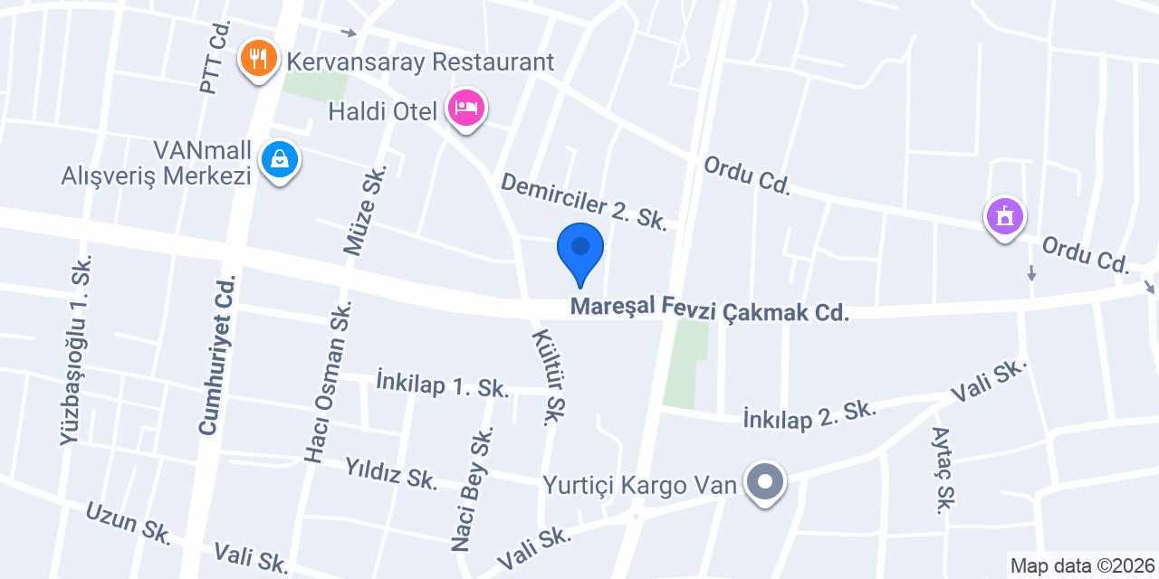 VAN URARTU DEDEKTÖR konumu