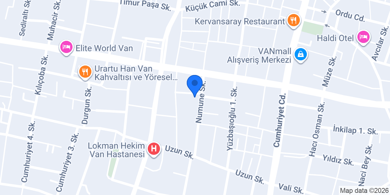 Locasyon Van konumu