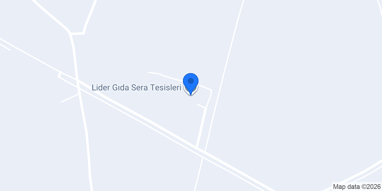 Lider Gıda Sera Tesisleri konumu
