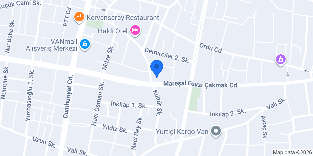DHL eCommerce - Van Gölü Şubesi konumu