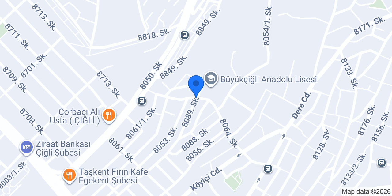 Çiğli Elektrik & Uydu konumu