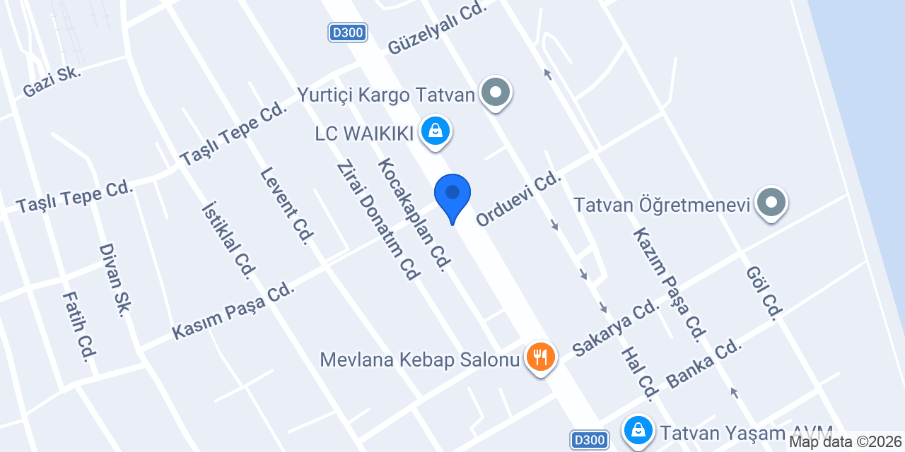 Emta Mobilya konumu