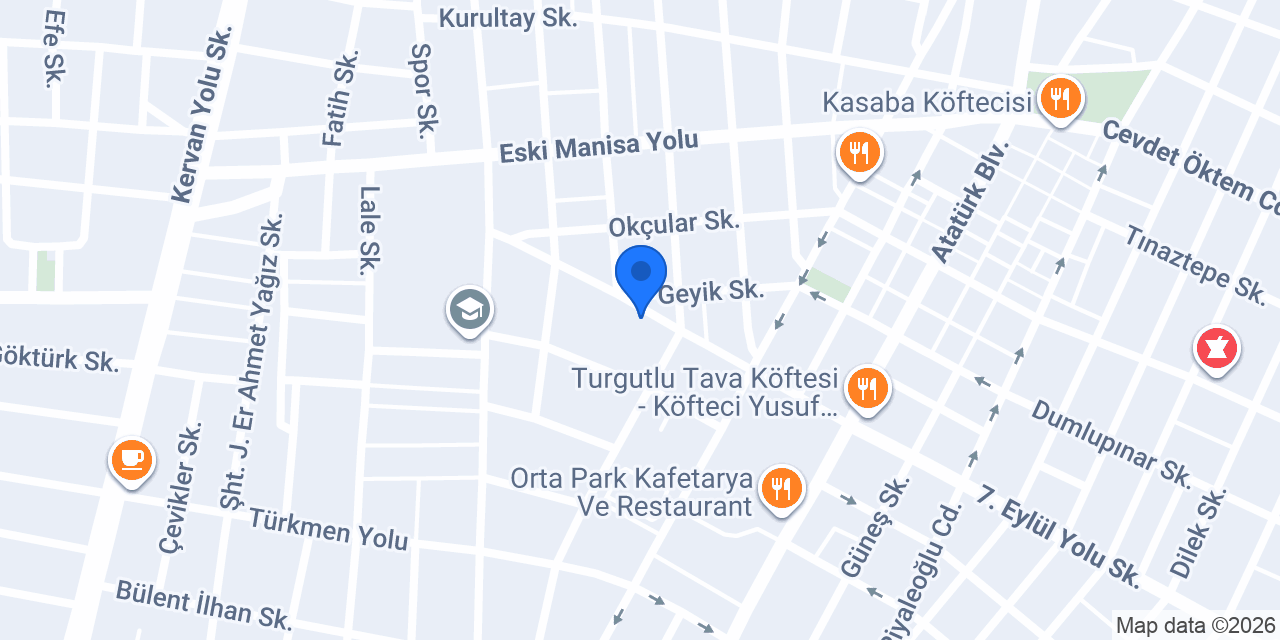 Yeni ışıkal mobilya Turgutlu konumu