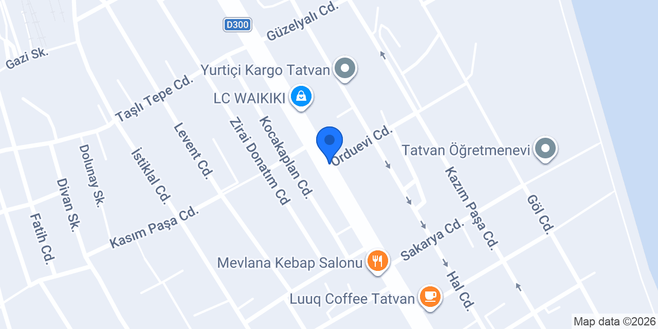 TATVAN KÖŞEM TAKSi konumu