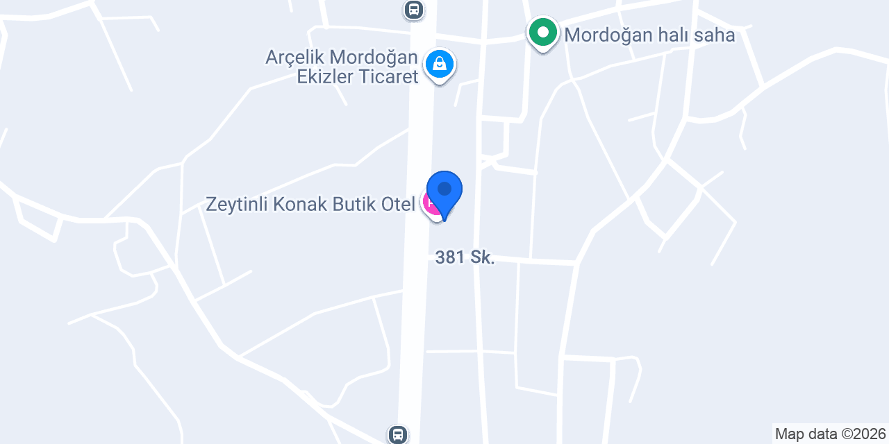 Zeytinli Konak Butik Otel konumu