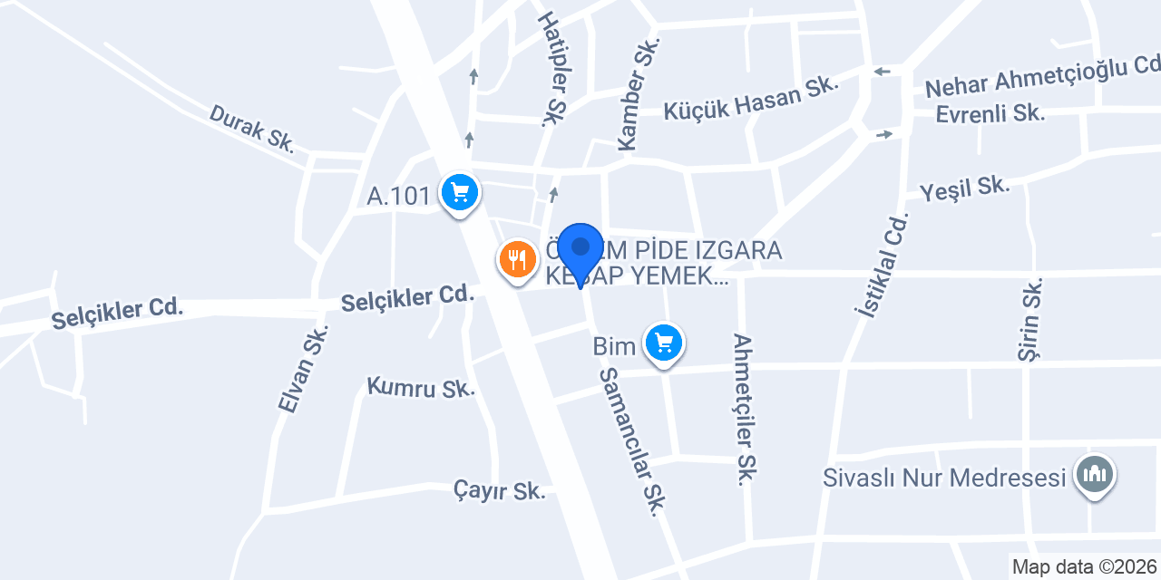 Yıldırım Veteriner Kliniği konumu