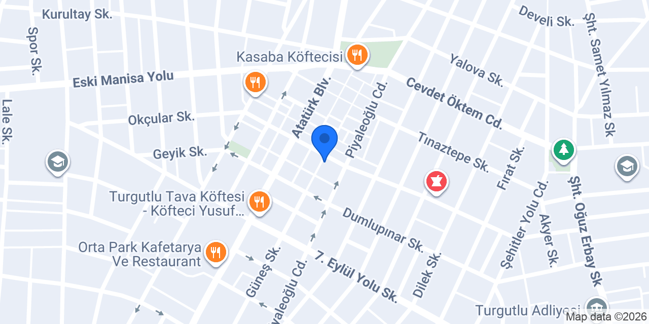 YAPRAK CAĞ KEBAP (İSMAİL USTA) konumu
