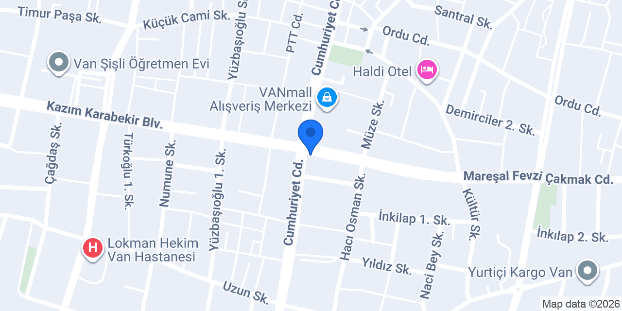 CADDE DOLUNAY OPTİK konumu