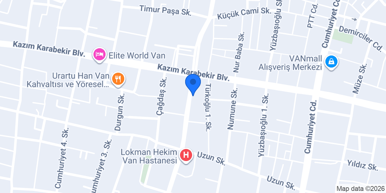 Kampüs Sürücü Kursu konumu