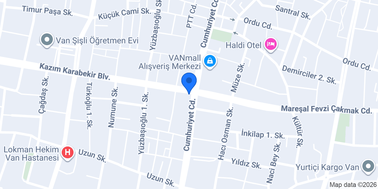Eylül Kitabevi konumu