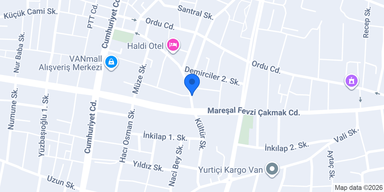 Öz Usta Tamirat konumu