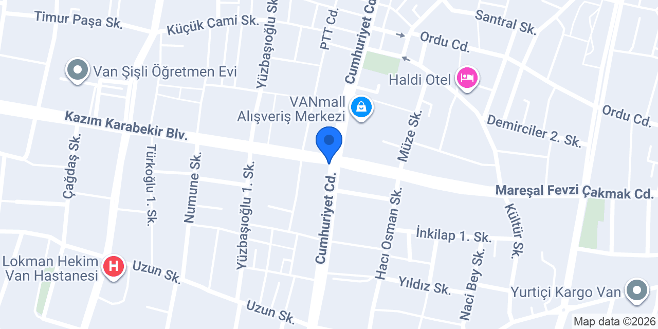 Anteroğlu Kuyumculuk konumu