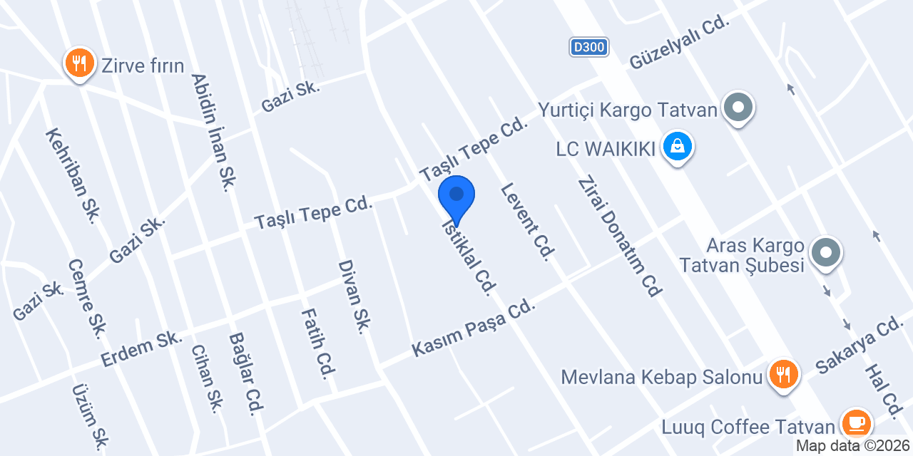 Kaya Asansör Tatvan konumu
