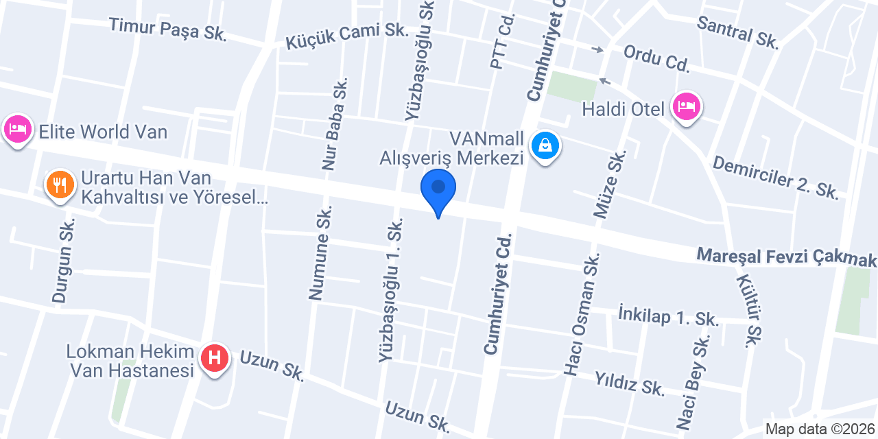 Van Dönex Döner konumu
