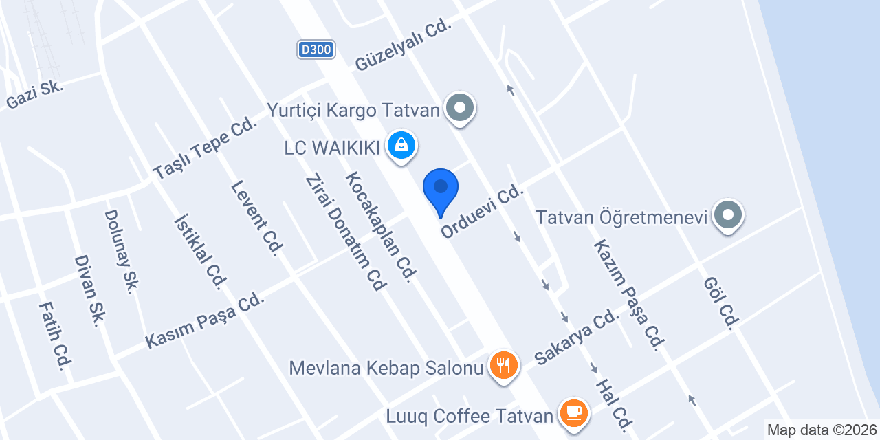 Maydonoz Döner Tatvan konumu