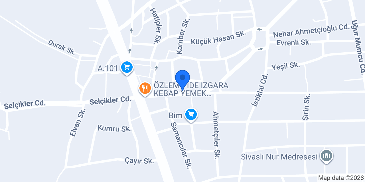 Nova Çiçekçilik Organizasyon konumu