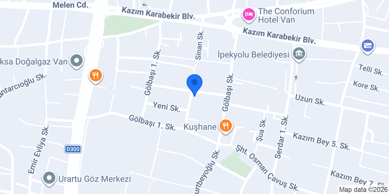 Burak Oto Aksesuar Van konumu