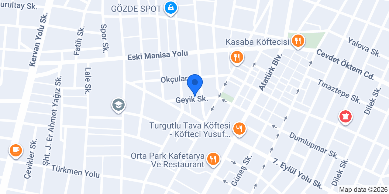 Dr. Hakan Önal Muayenehane konumu