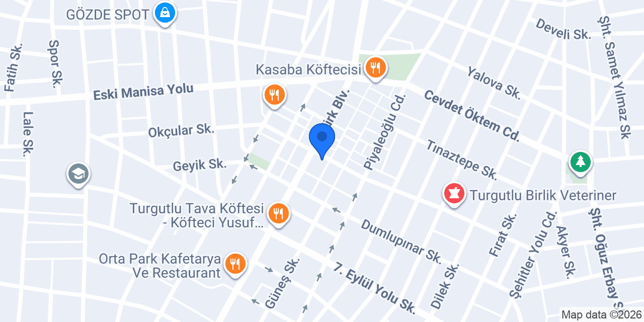 Sevilen Köfteci konumu