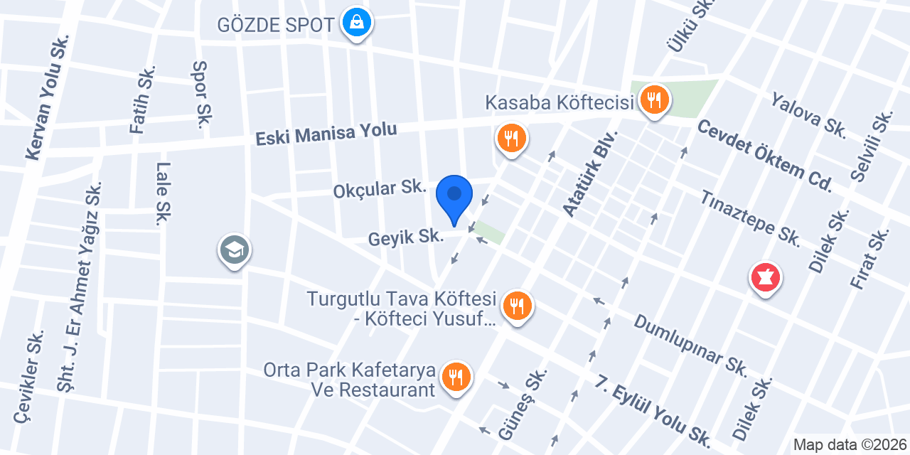 Köfteci Ali Baba konumu