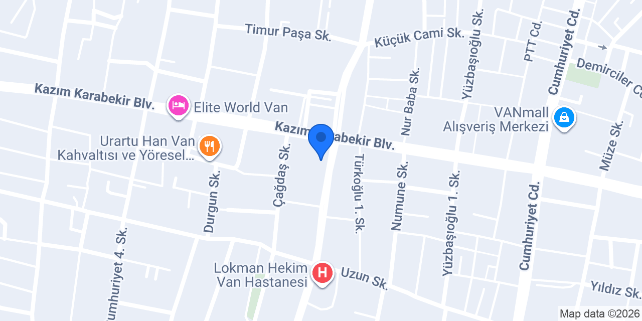 Çiçek Taksi konumu
