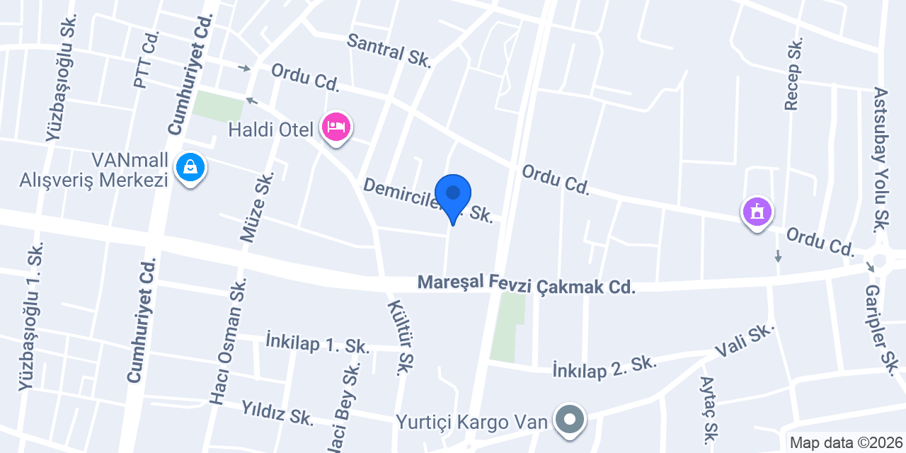 AYZA MATBAA & REKLAM konumu