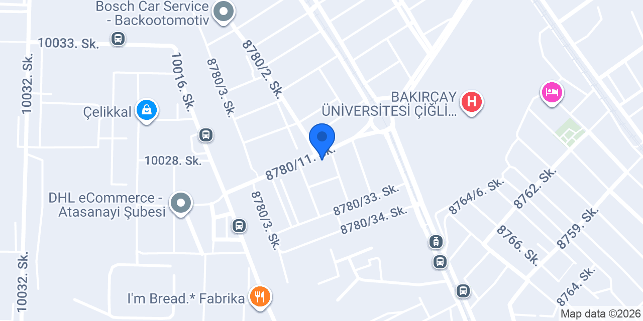 Dinamik Oto Servis konumu