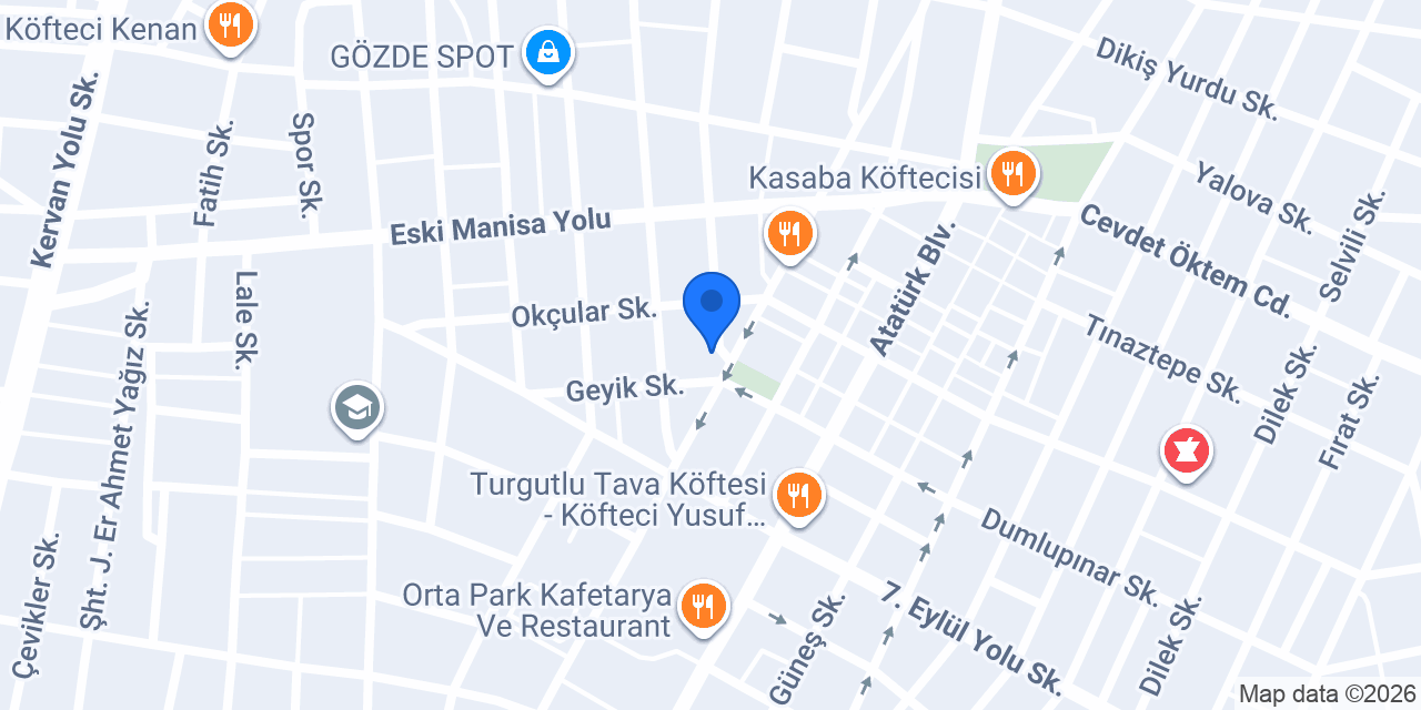 Çelik Ticaret Turgutlu konumu