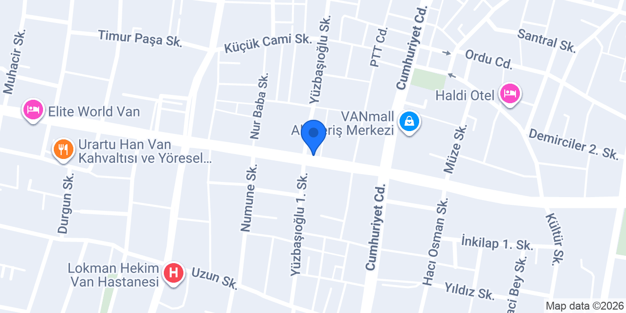 Van 65 Evden Eve Nakliyat konumu